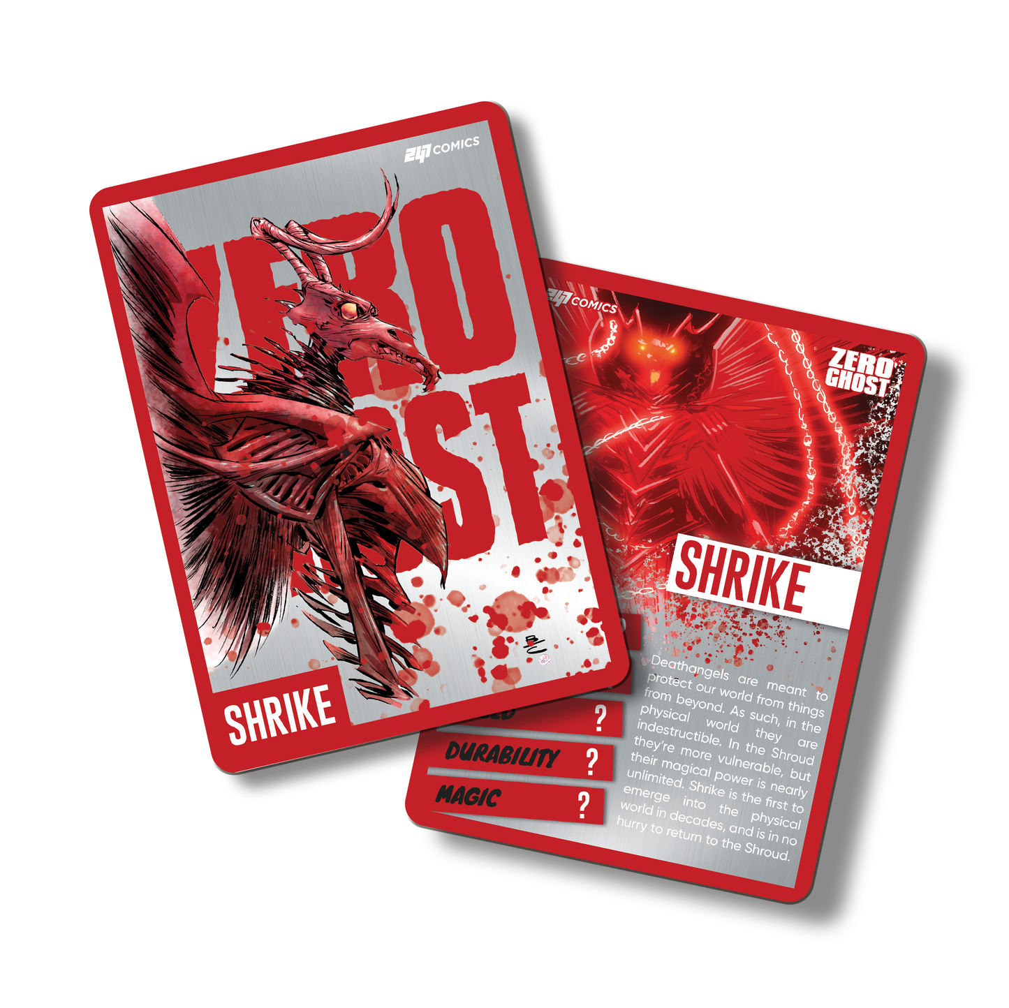 Zero Ghost Metal Character Cards - COMPLETE SET