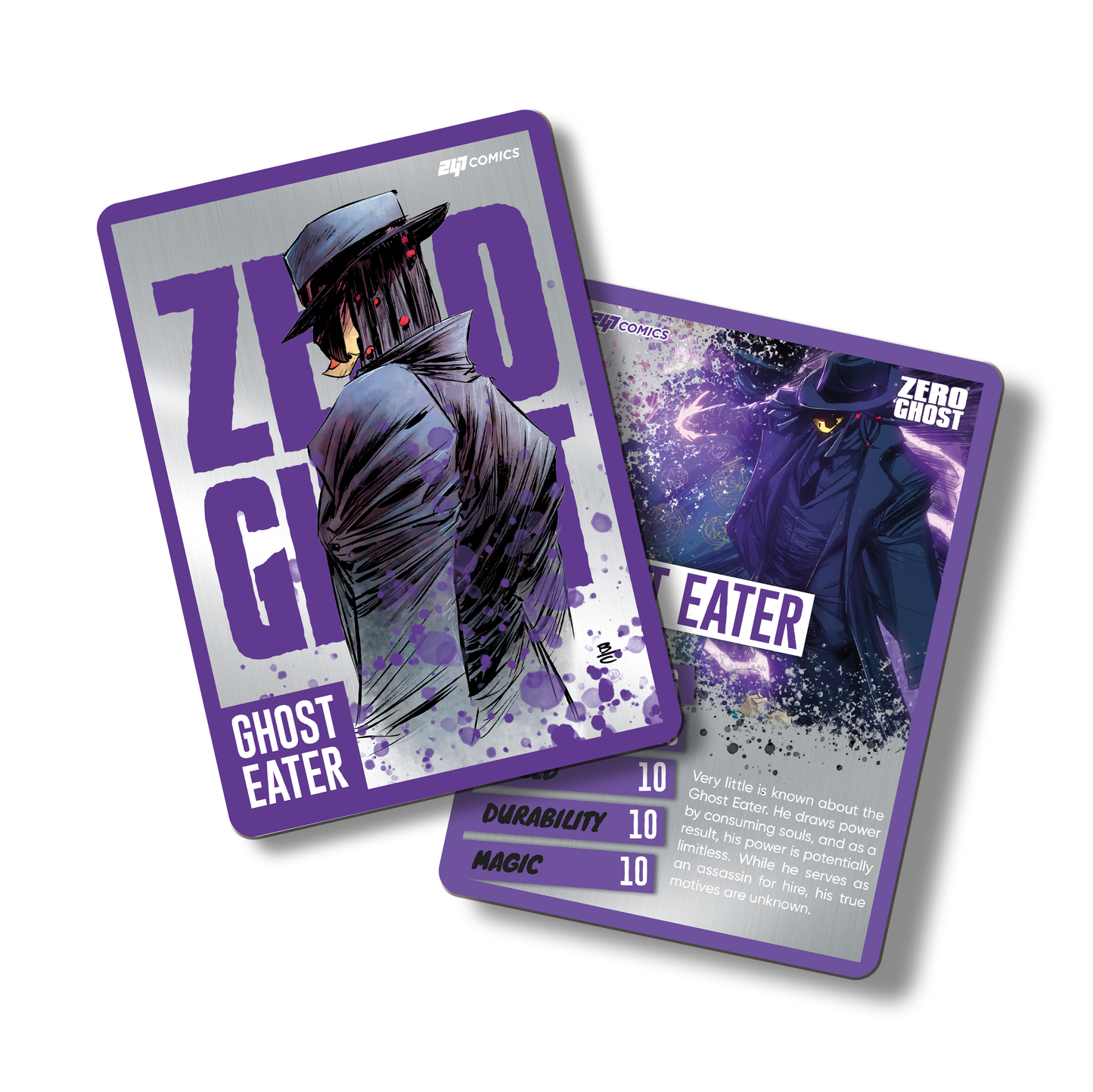 Zero Ghost Metal Character Cards - COMPLETE SET
