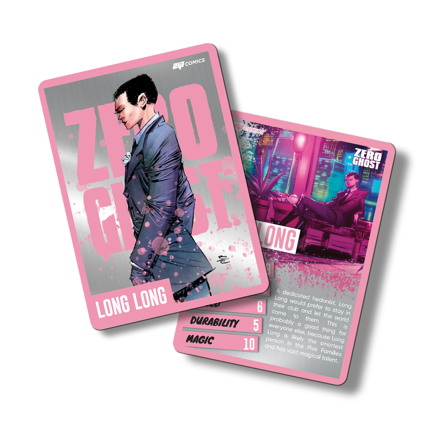 Zero Ghost Metal Character Cards - COMPLETE SET
