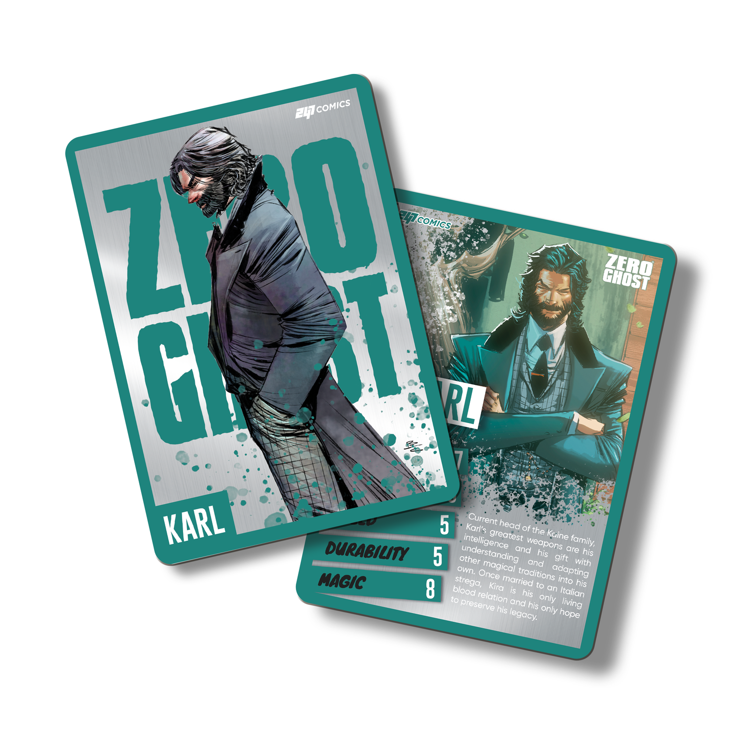 Zero Ghost Metal Character Cards - COMPLETE SET