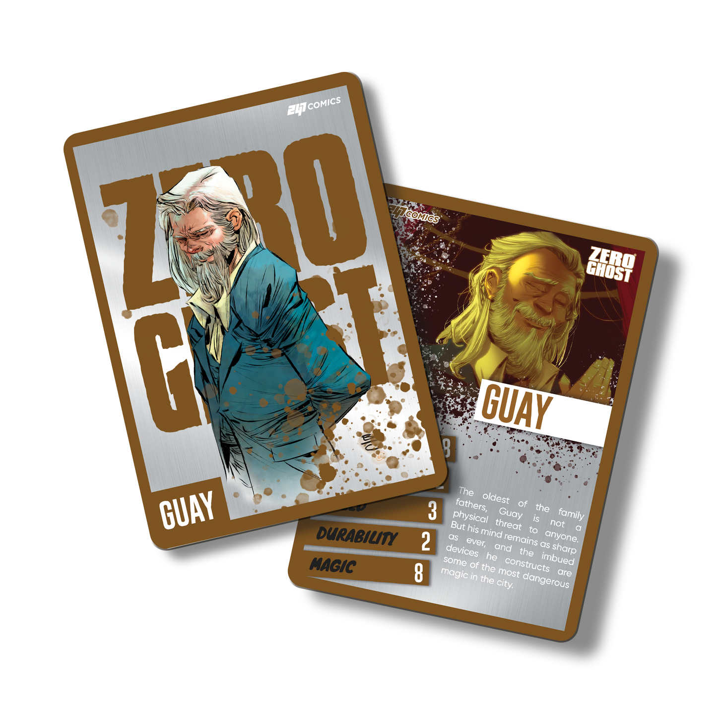 Zero Ghost Metal Character Cards - COMPLETE SET