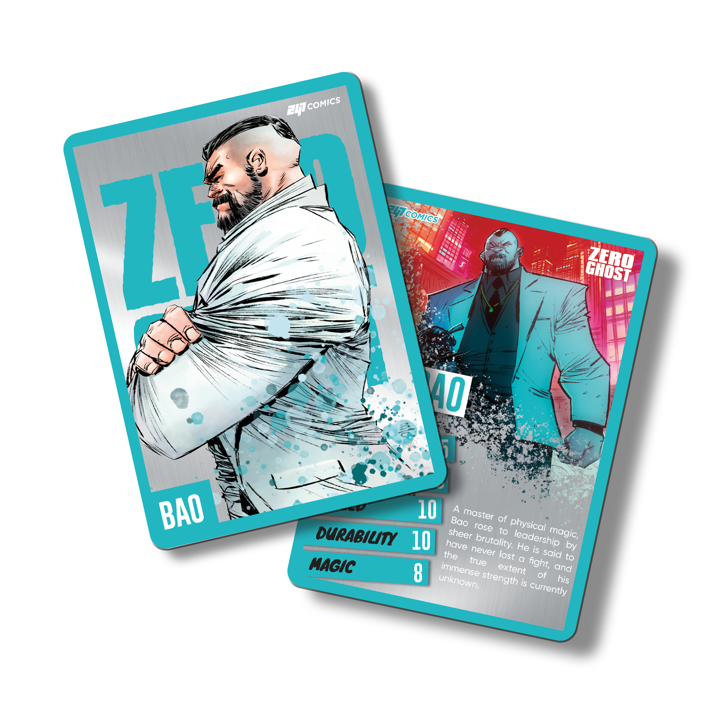 Zero Ghost Metal Character Cards - COMPLETE SET