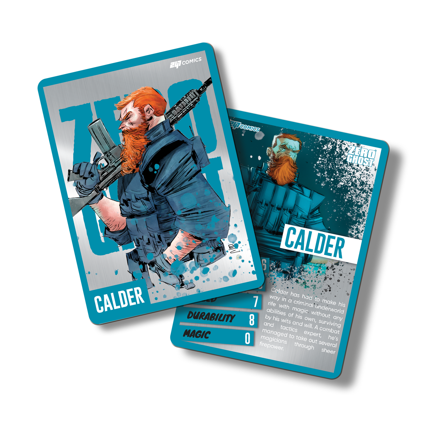 Zero Ghost Metal Character Cards - COMPLETE SET